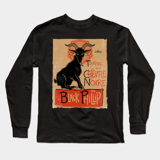 Black Goat Tour Long Sleeve T-Shirt by GoodIdeaRyan